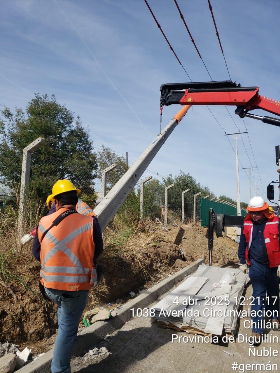 Instalación de Red Eléctrica Rural - Sector Los Aromos