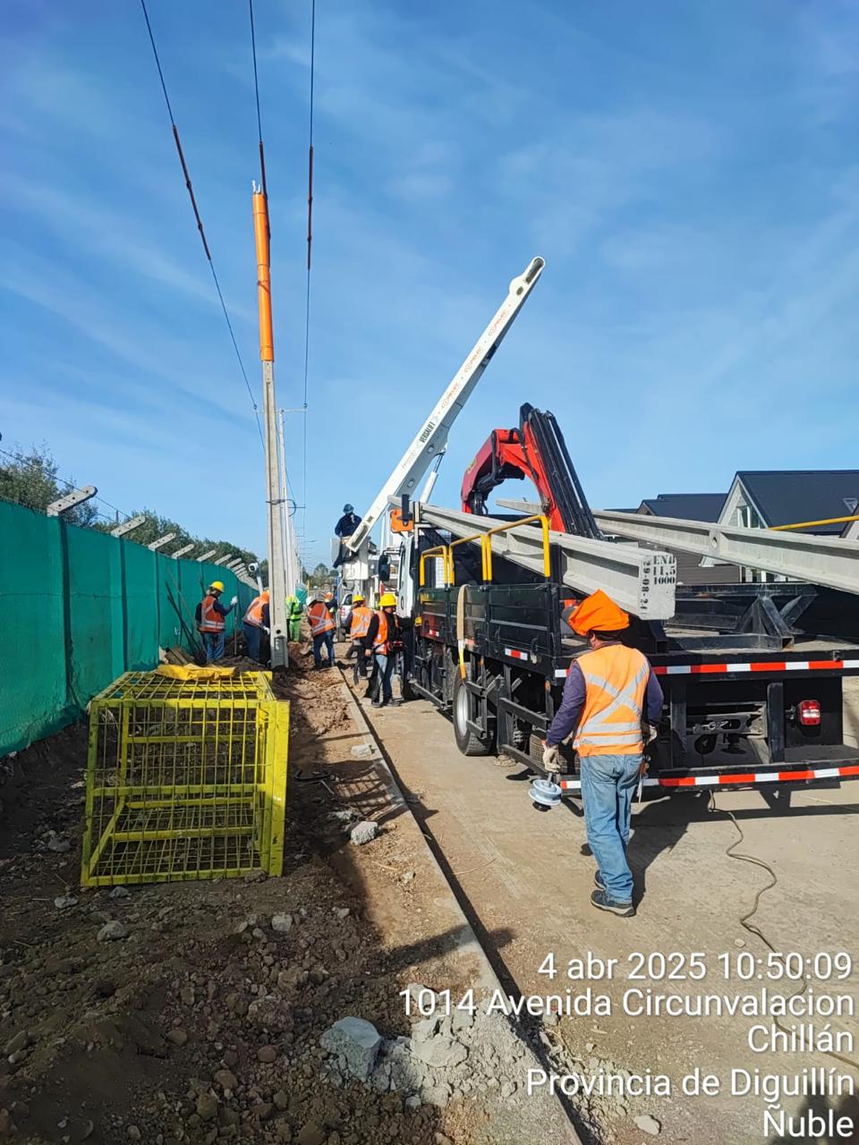 Instalación de Red Eléctrica Rural - Sector Los Aromos