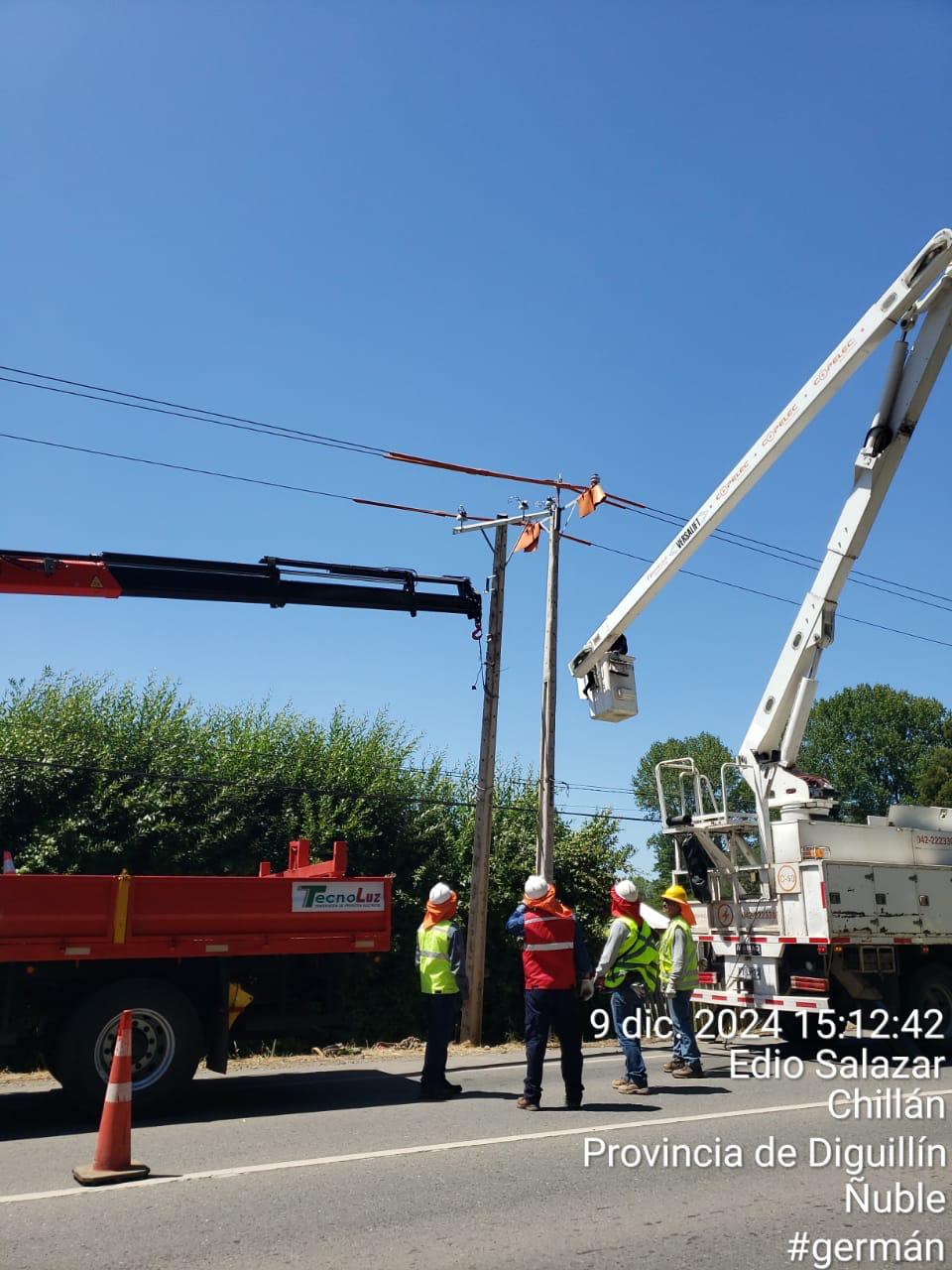 Instalación de Red Eléctrica Rural - Sector Los Aromos