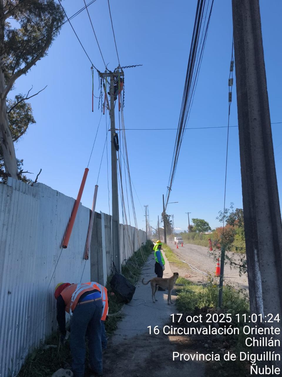 Construcción de Línea de Media Tensión