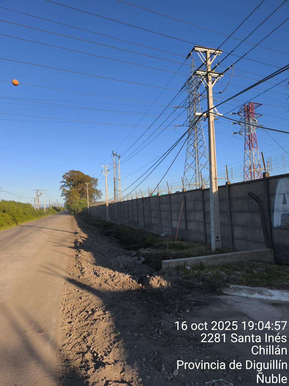 Construcción de Línea de Media Tensión